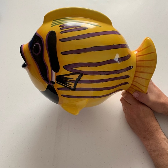 Other Studio Nova Ceramic Fish Bank Poshmark